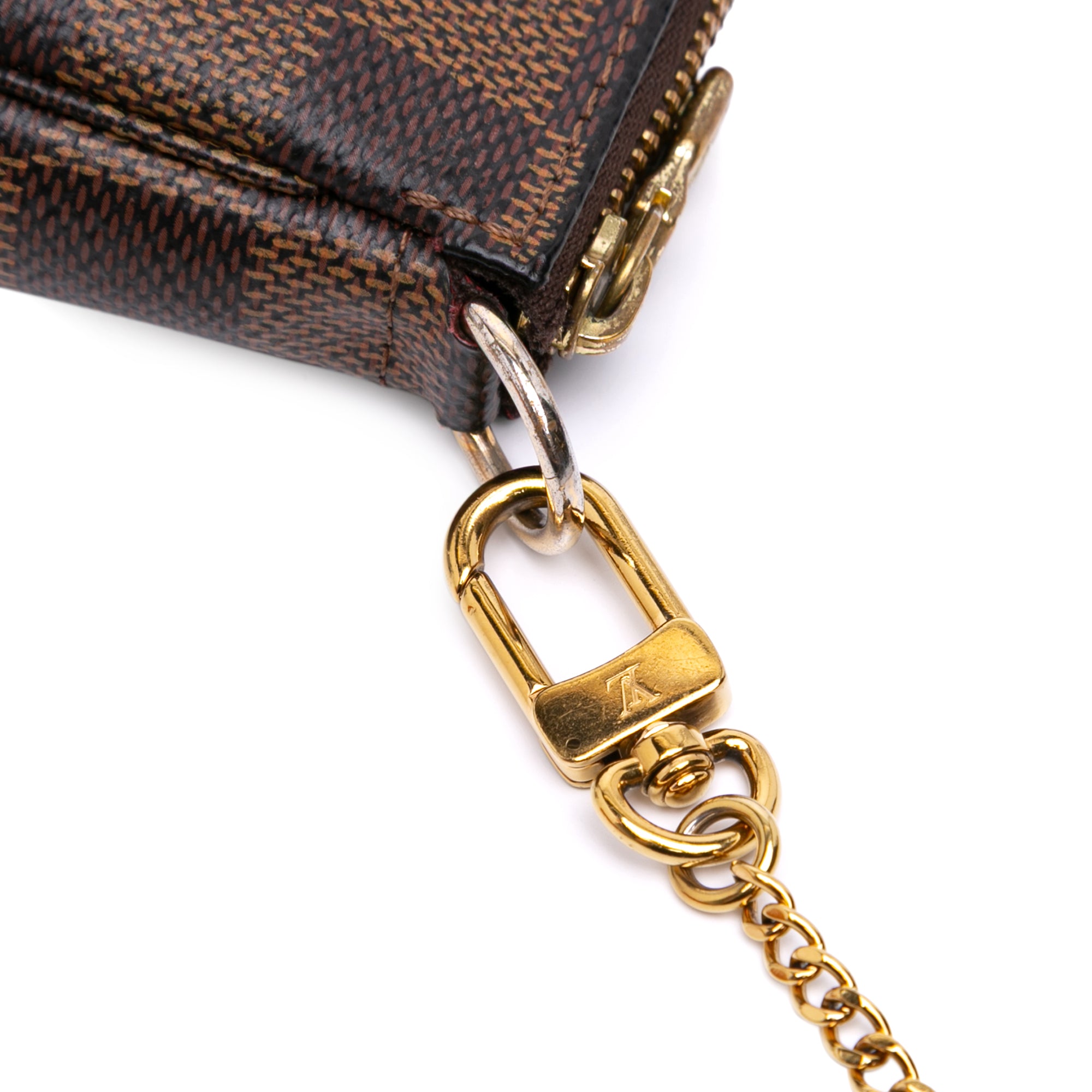 Louis Vuitton | Pre-Owned Damier Ebene Mini Pochette Accessoires | Brown