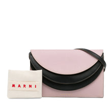 Marni | Pre-Owned Triple Flap Crossbody | Pink/Light Pink