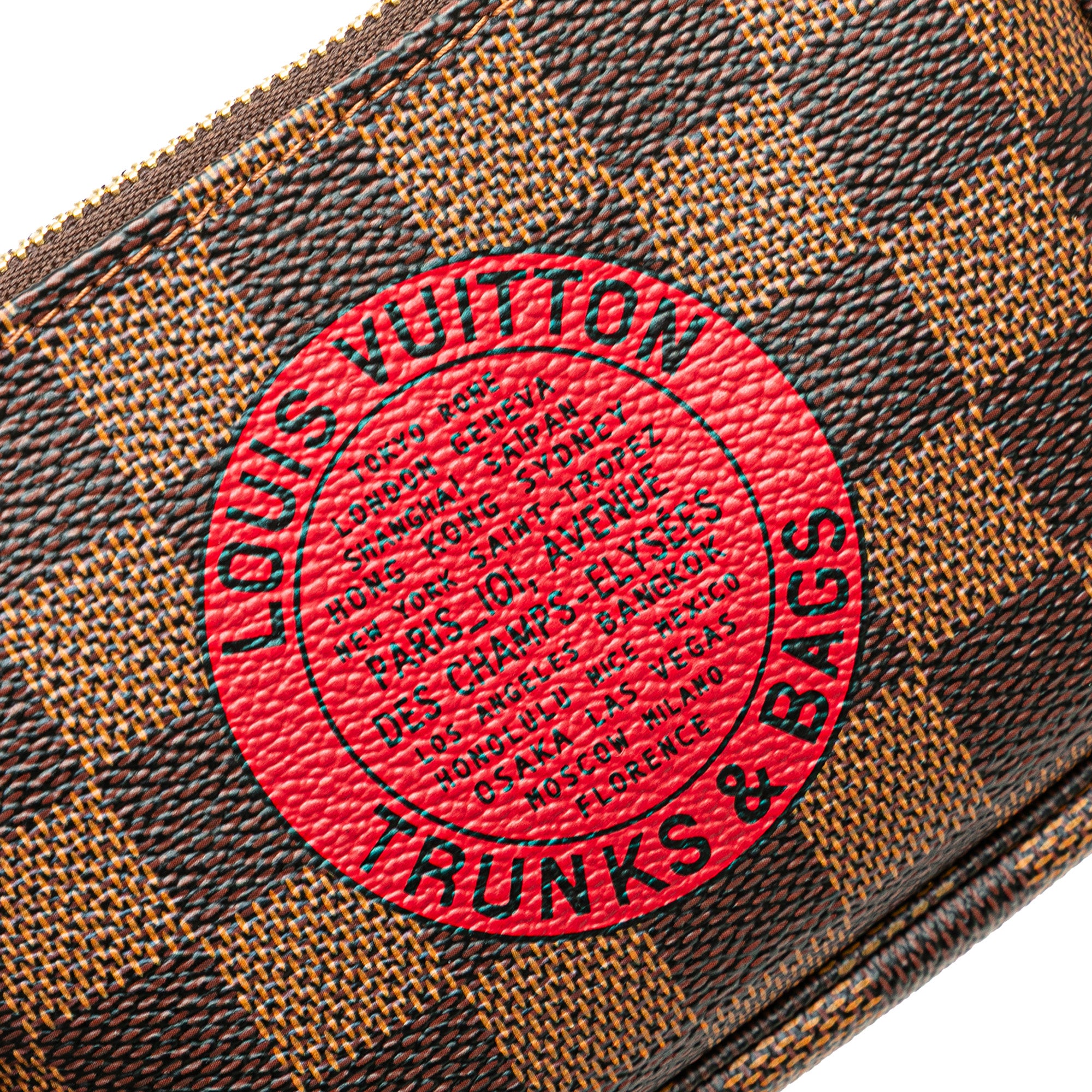 Louis Vuitton | Pre-Owned Damier Ebene Trunks and Bags Mini Pochette Accessoires - II | Brown