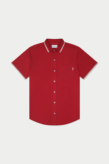 Red Stitch Weekend Shirt | Red