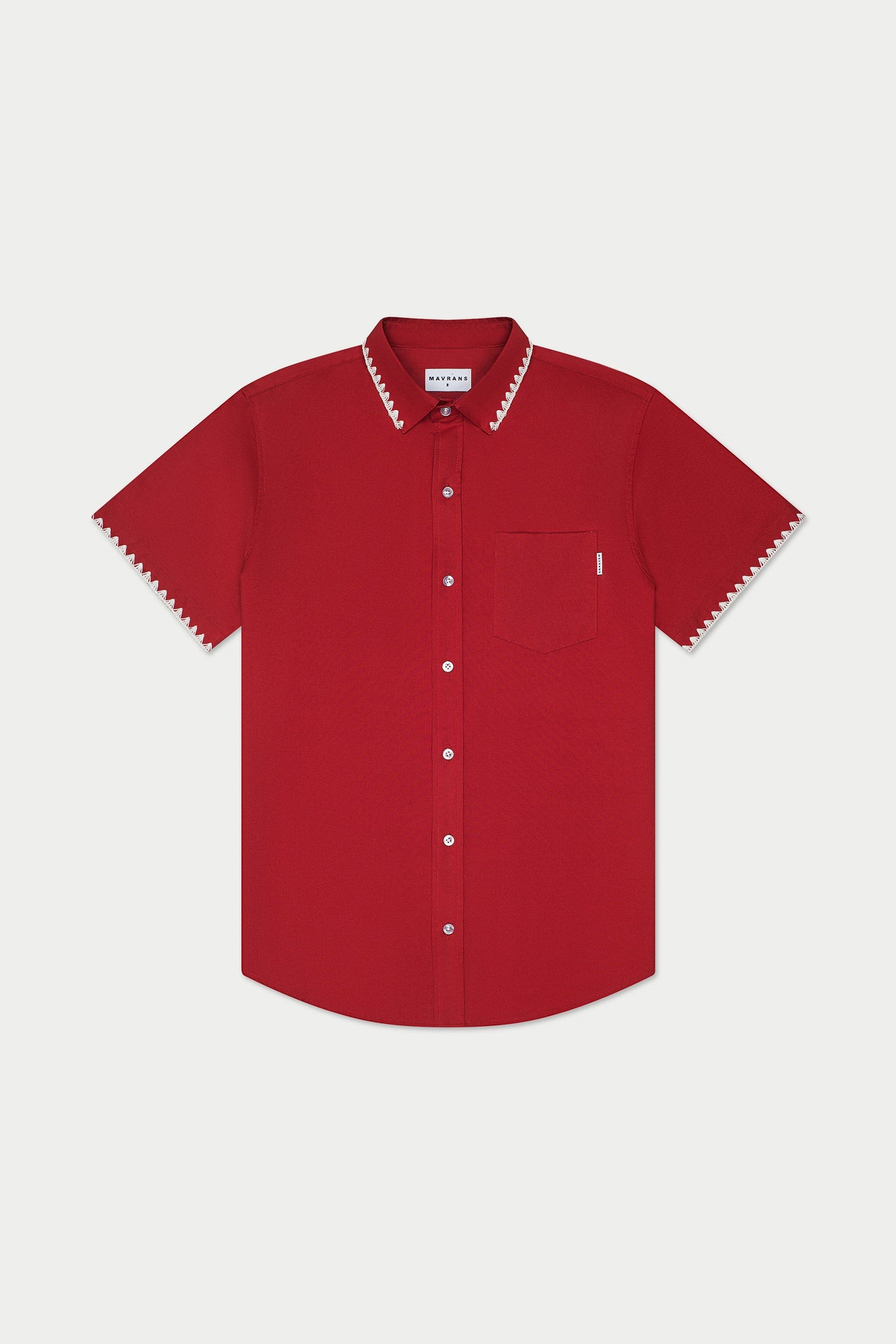 Red Stitch Weekend Shirt | Red