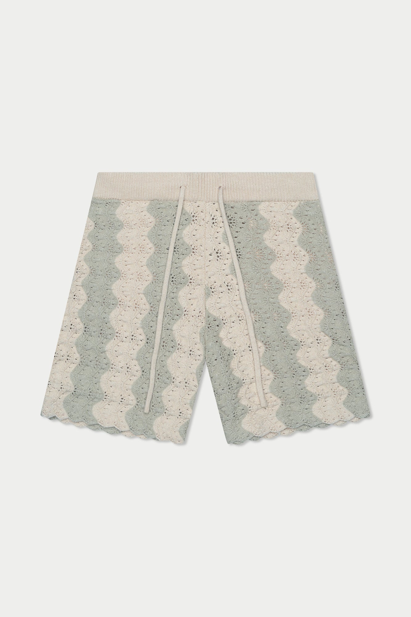 Wavy Knit Short | Beige