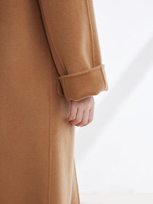 Wool Cashmere Coat | Camel