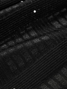 Starry Night Knit Dress | Black