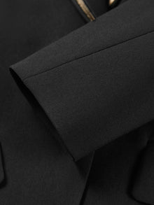 Triacetate Suit Jacket | Black