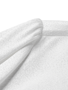 Silk Jacquard Shirt | White