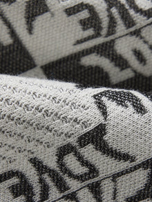 Jacquard Knit Vest | Black