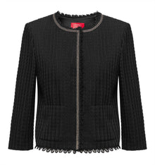 Acetic Acid Pleated Jacket | Black