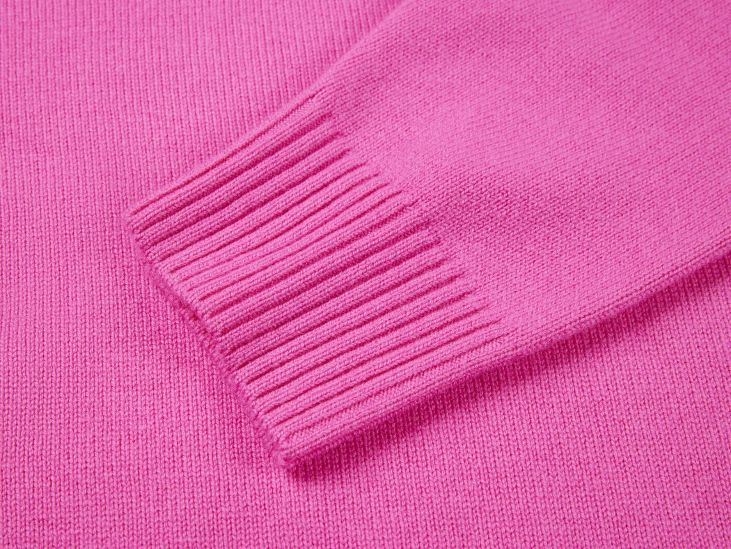 Short Hooded Sweatshirt | Rose Red
