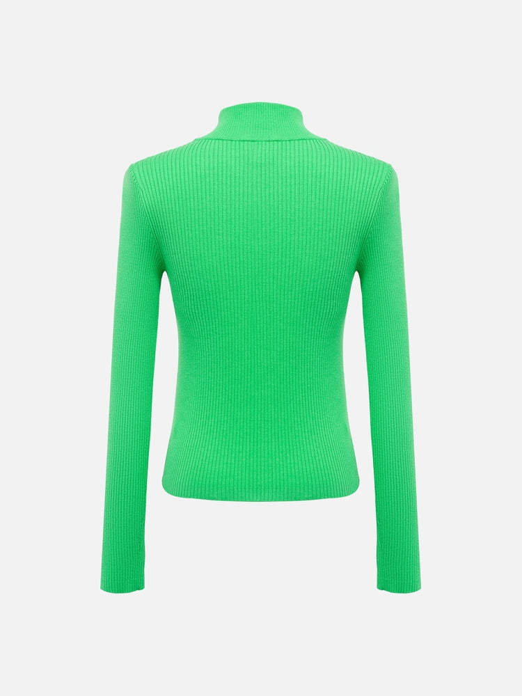 Knitted Cardigan | Green