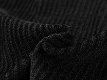 Trimmed Knit Dress | Black