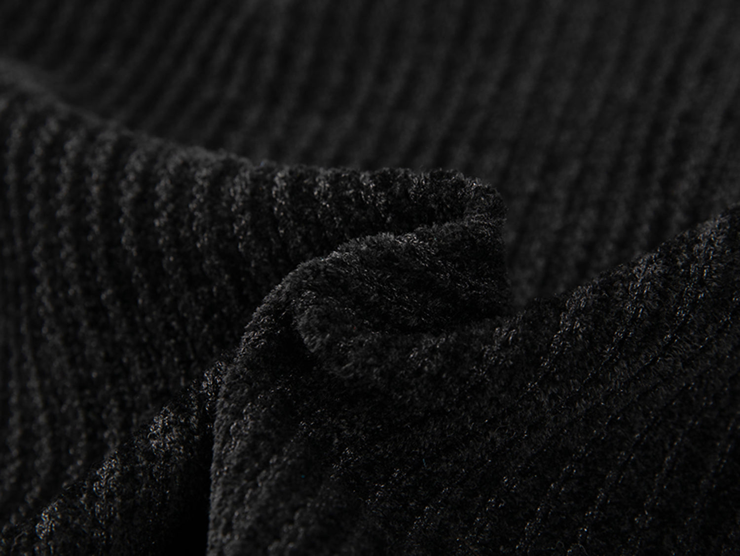 Trimmed Knit Dress | Black