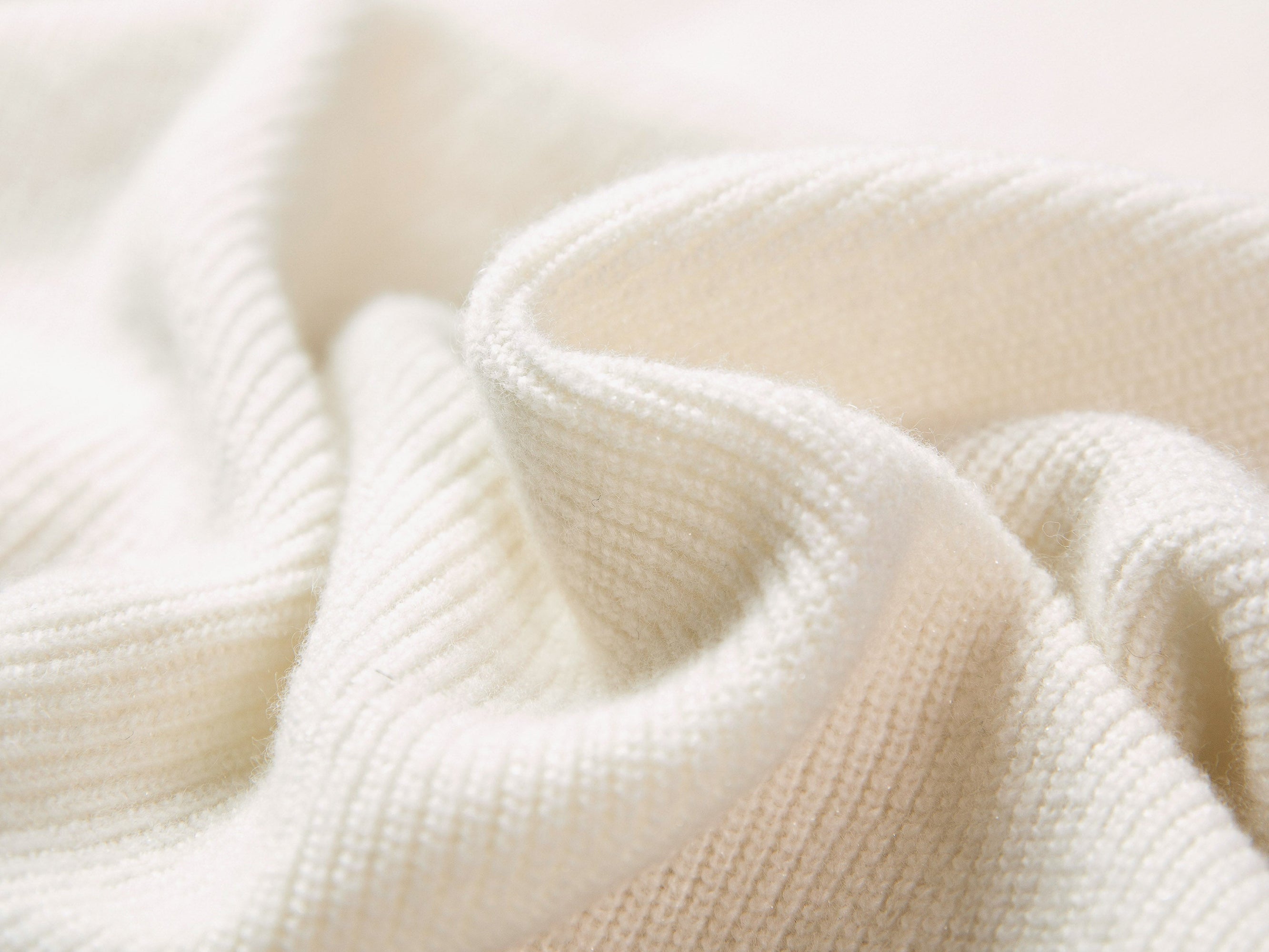 Cashmere Knit Top | White