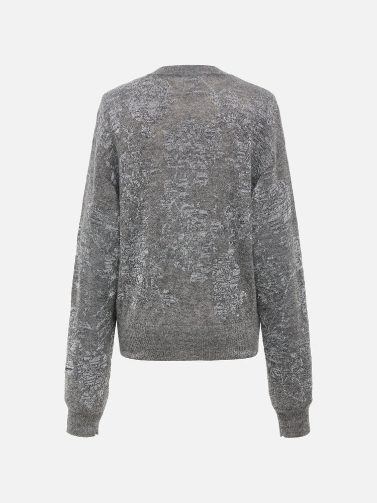 Round Neck Sweater | Grey