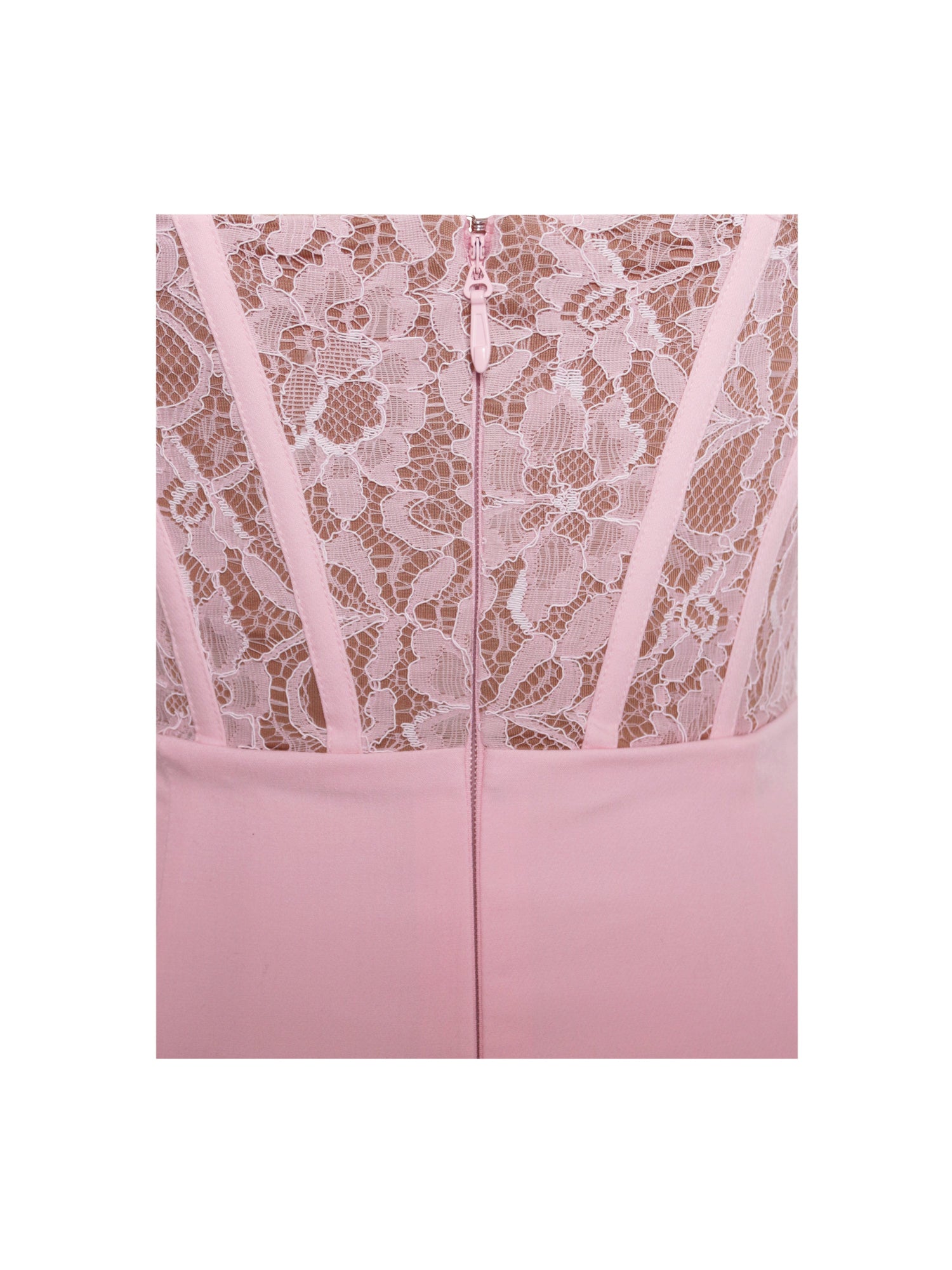 Junia Lace Corset Maxi Dress | Pink