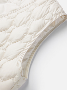 Duck Down Puffer Vest | White
