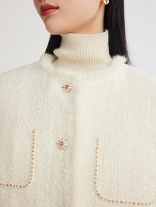 Parisian-Inspired Cotton Jacket | White