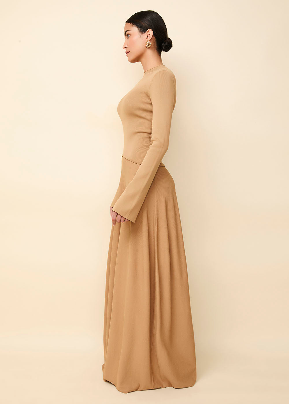 Women | Soglio Dress | Camel