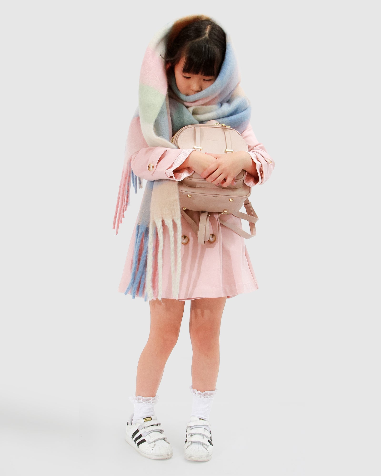 Kids | Miss Sunshine Trench Coat | Blush Pink