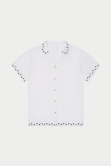 Beach House Linen Shirt | White