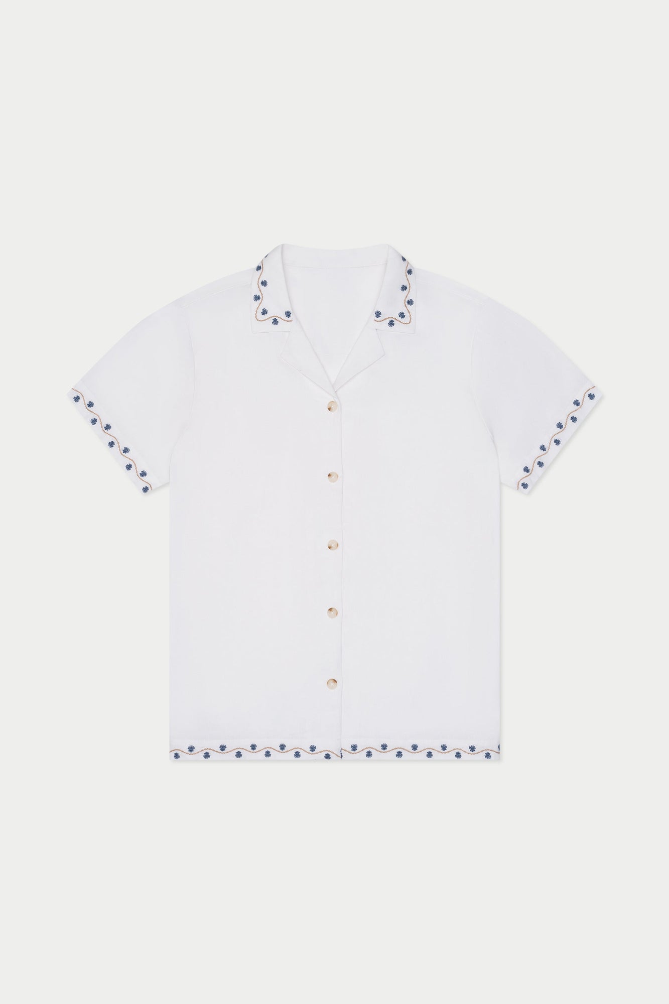 Beach House Linen Shirt | White