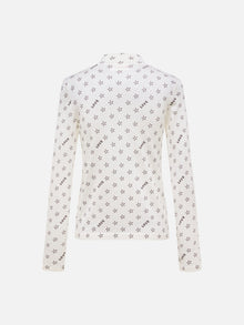 Wool Jacquard Sweater | Beige