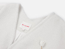 Yaming Sheep Wool Coat Jacket | White