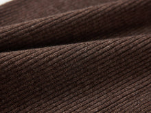 Bootcut Slit-Hem Knit Pants | Brown