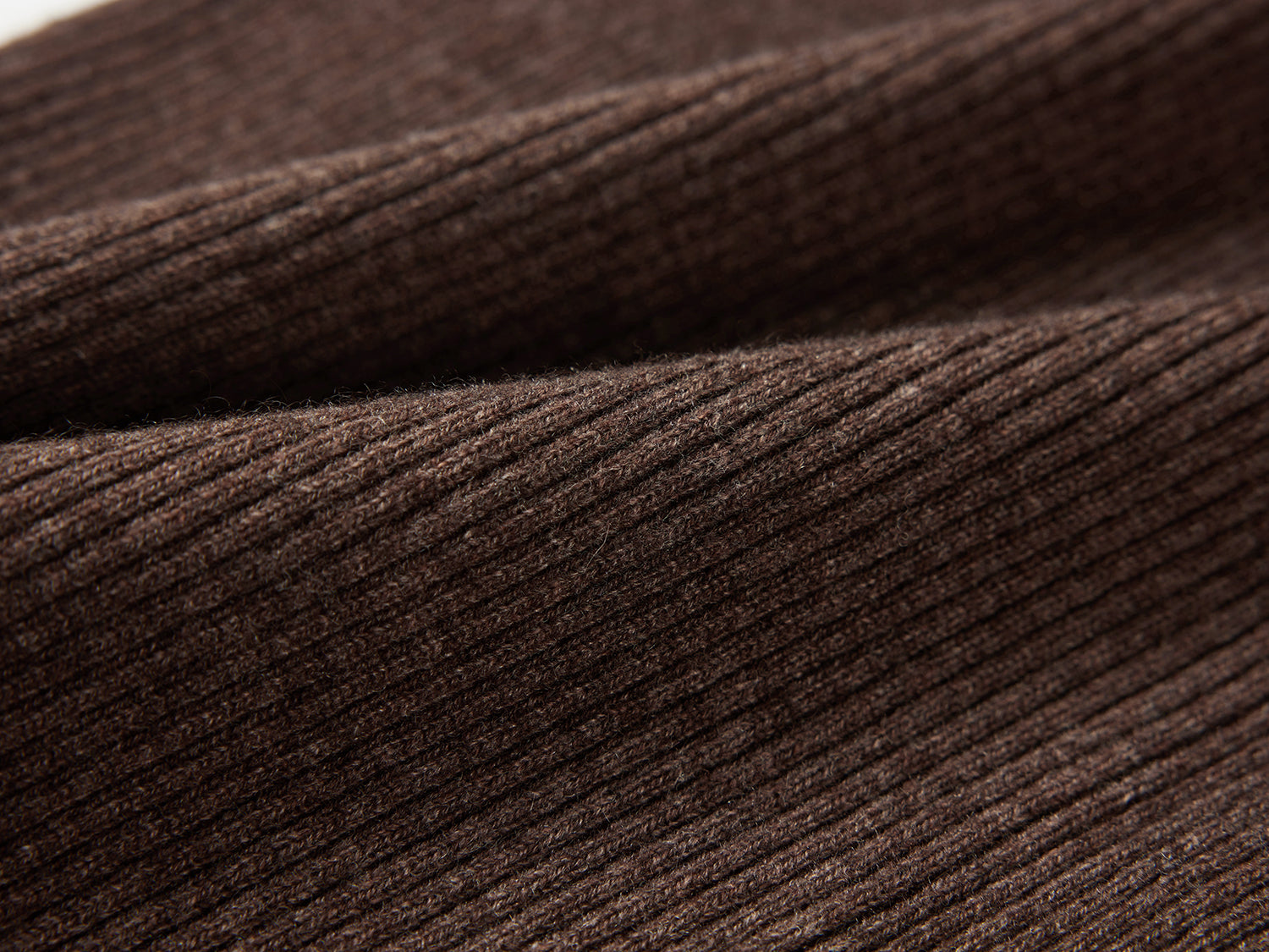 Bootcut Slit-Hem Knit Pants | Brown