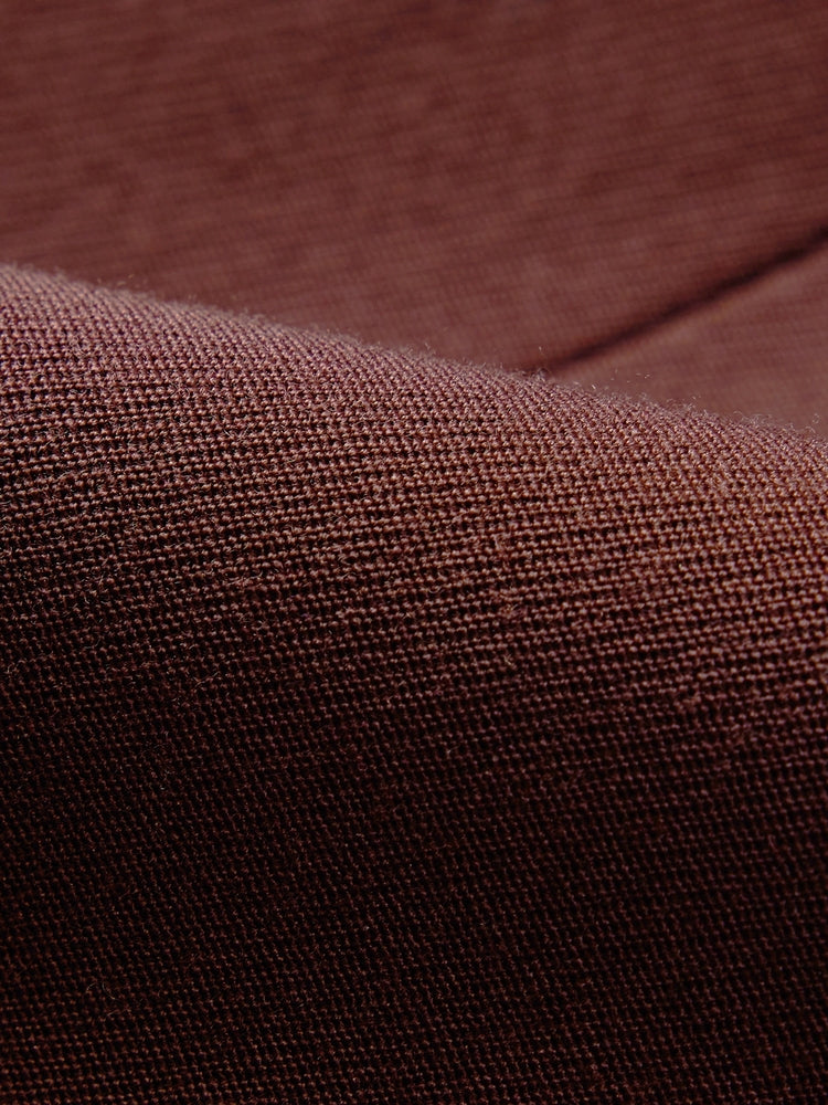 Wool Blazer | Wine Red
