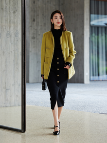 Parisian-Style Skirt | Black