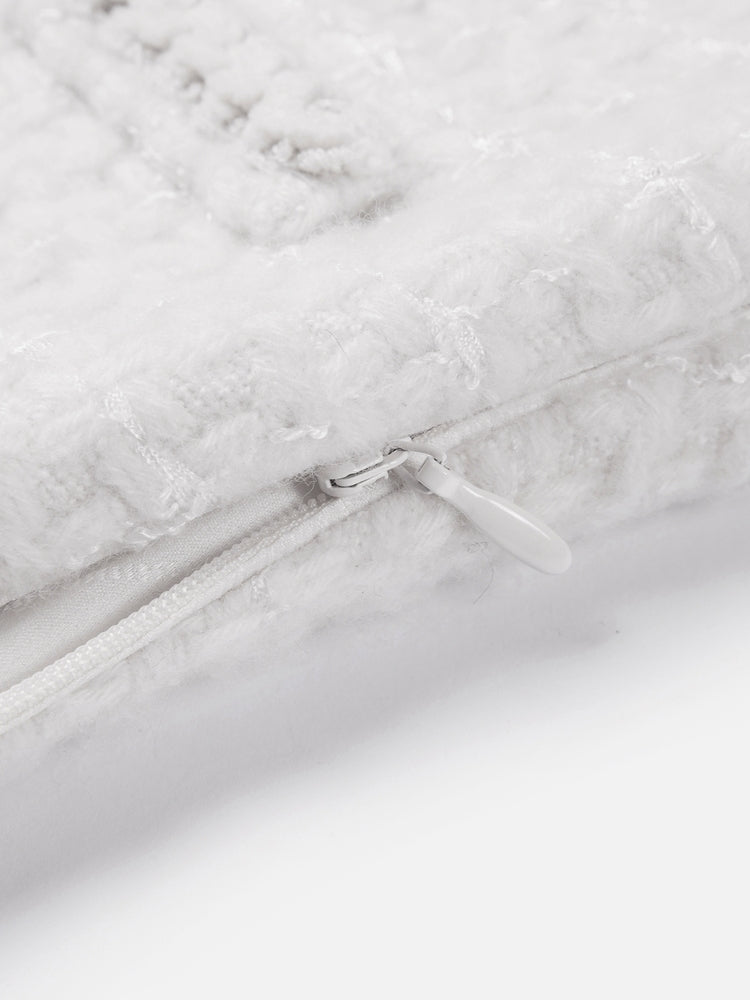 Woolen Parisian-Style Skirt | White