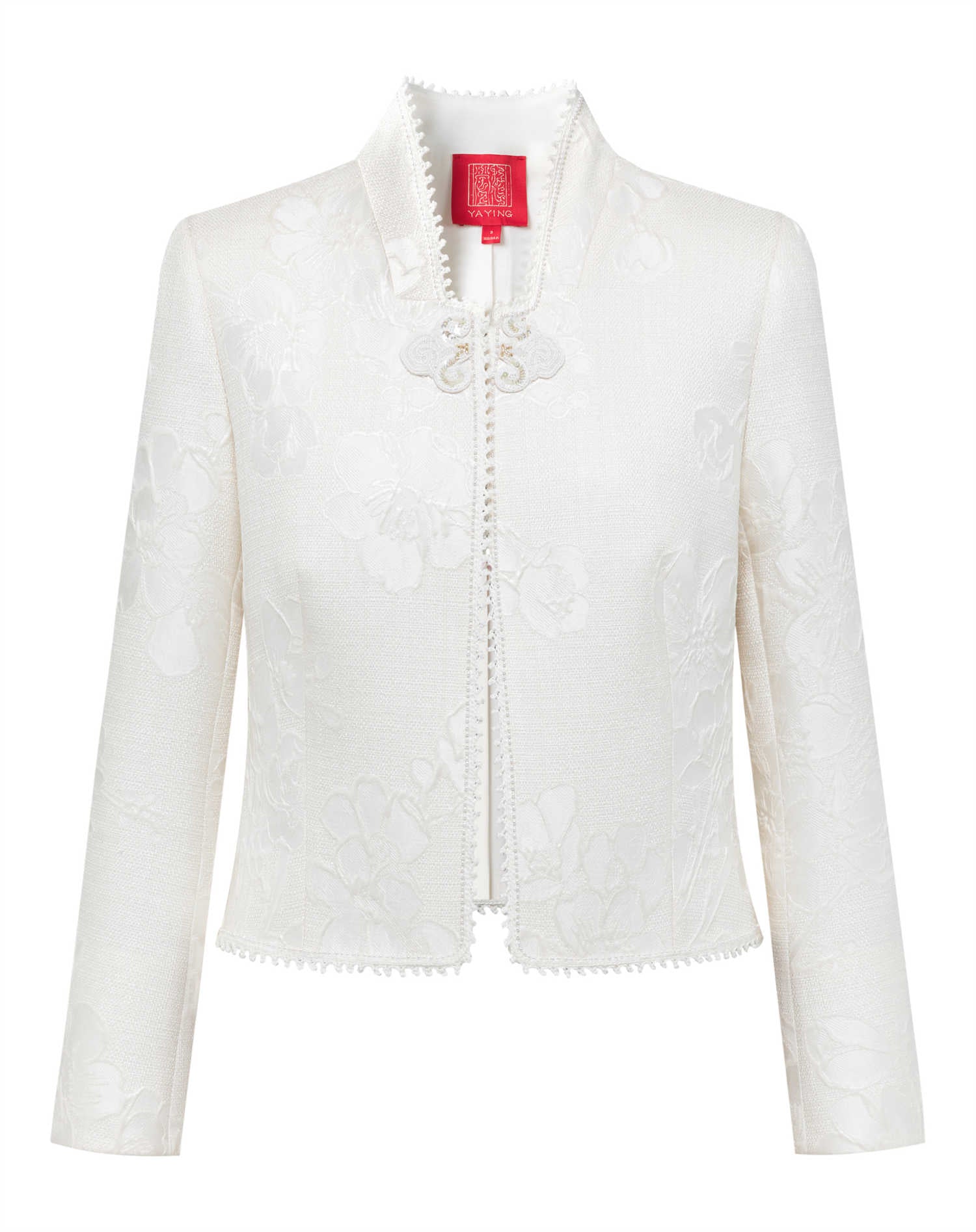Traditional Chinese-style Short Jacket | White
