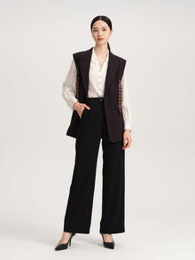 Retro Style Vest | Black