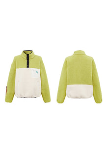 Velour Casual Jacket | Green