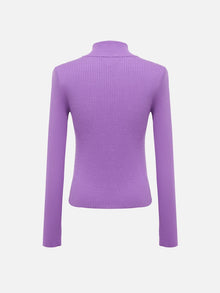 Knitted Cardigan | Purple