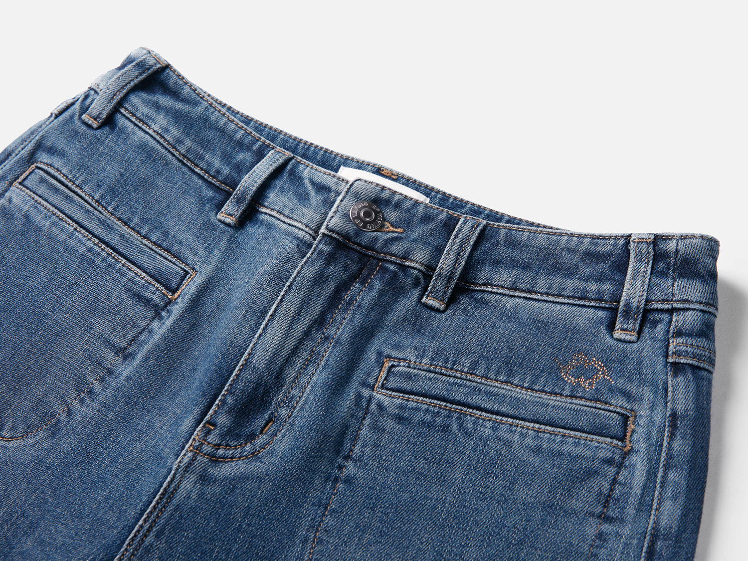Long-staple Cotton Slim Jeans | Blue