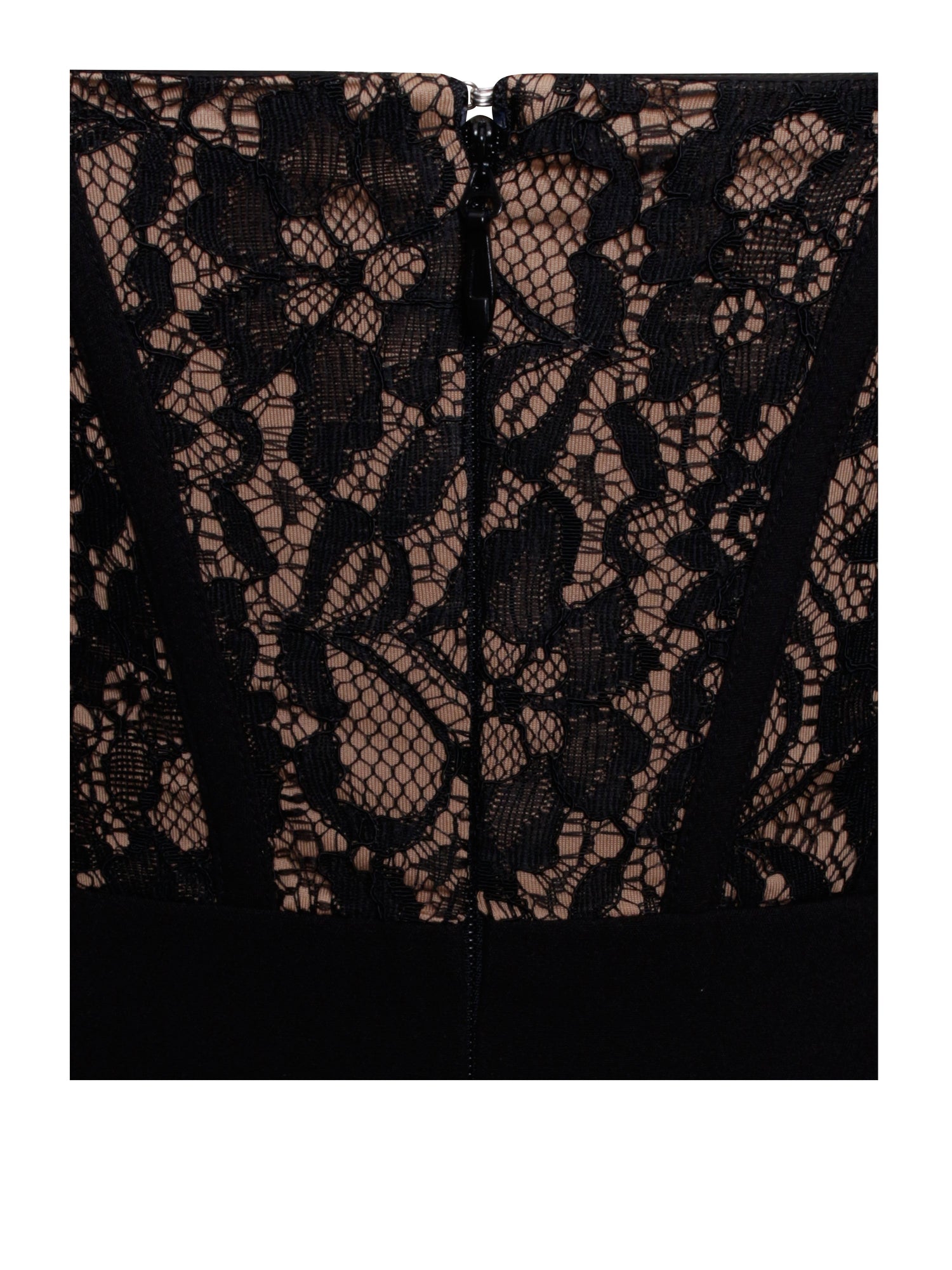 Junia Lace Corset Maxi Dress | Black