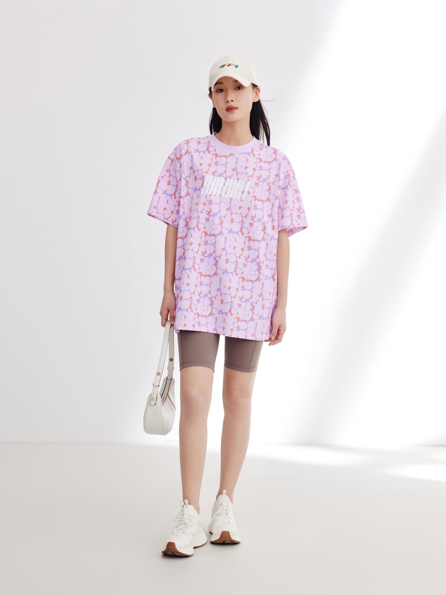 Oversize Printed T-shirt | Purple