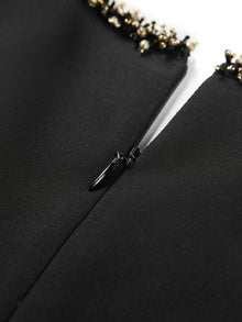 Triacetate Dress | Black