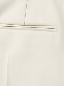 Wide-Leg Suit Pants | Beige