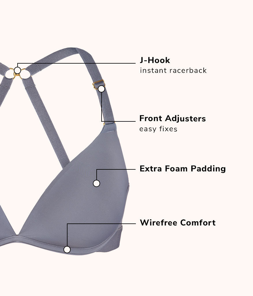 The Deep V No-Wire Push-Up | Smoke