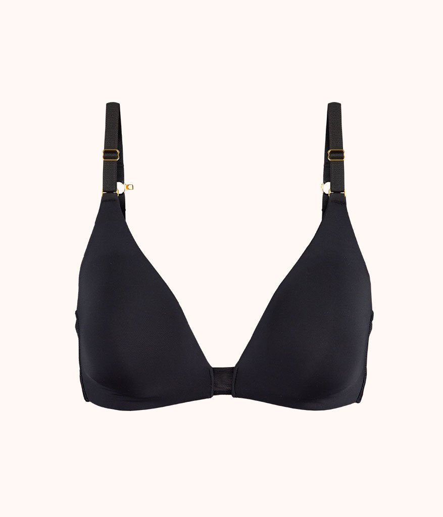 The Flex No-Wire Bra | Jet Black