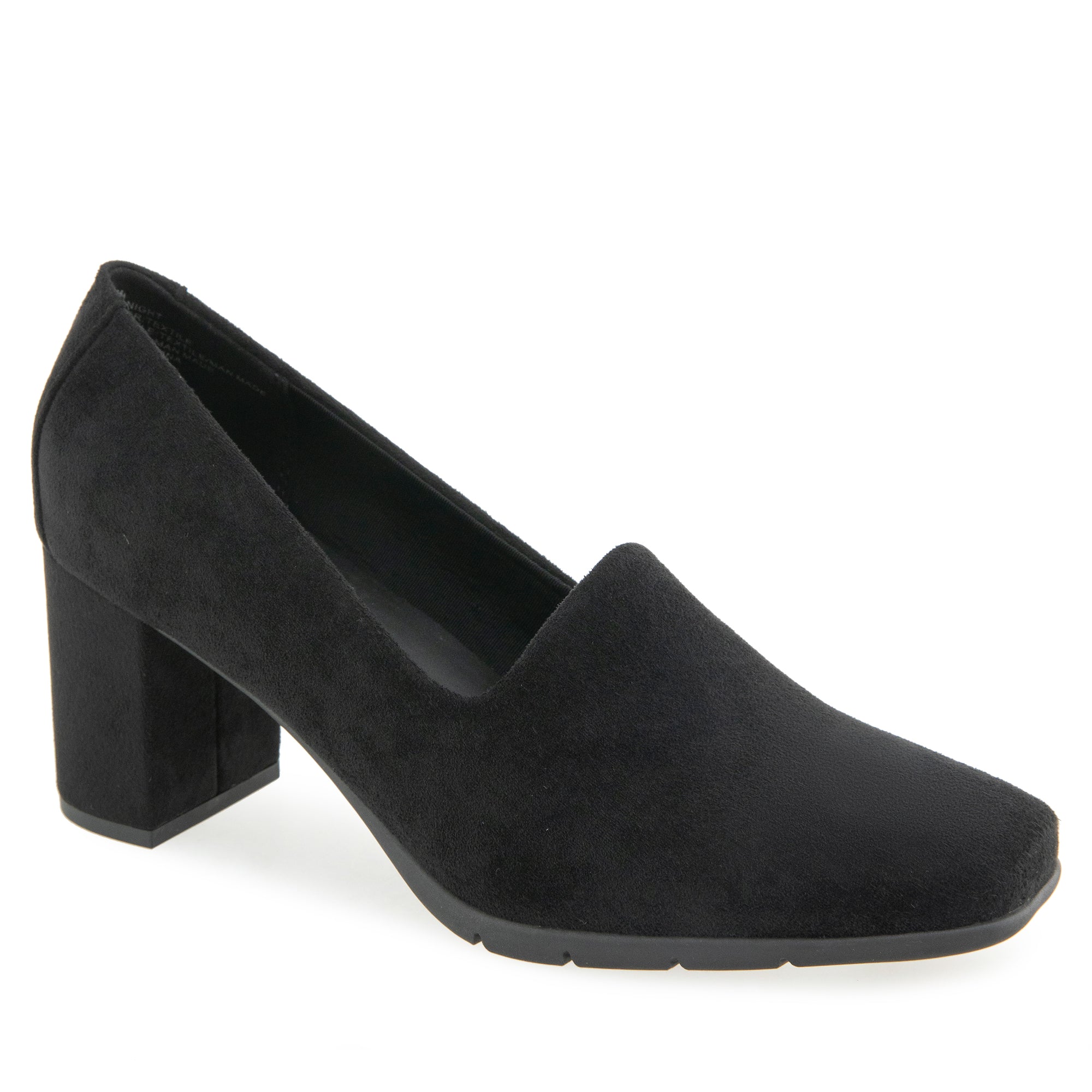 Midnight | Black Faux Suede