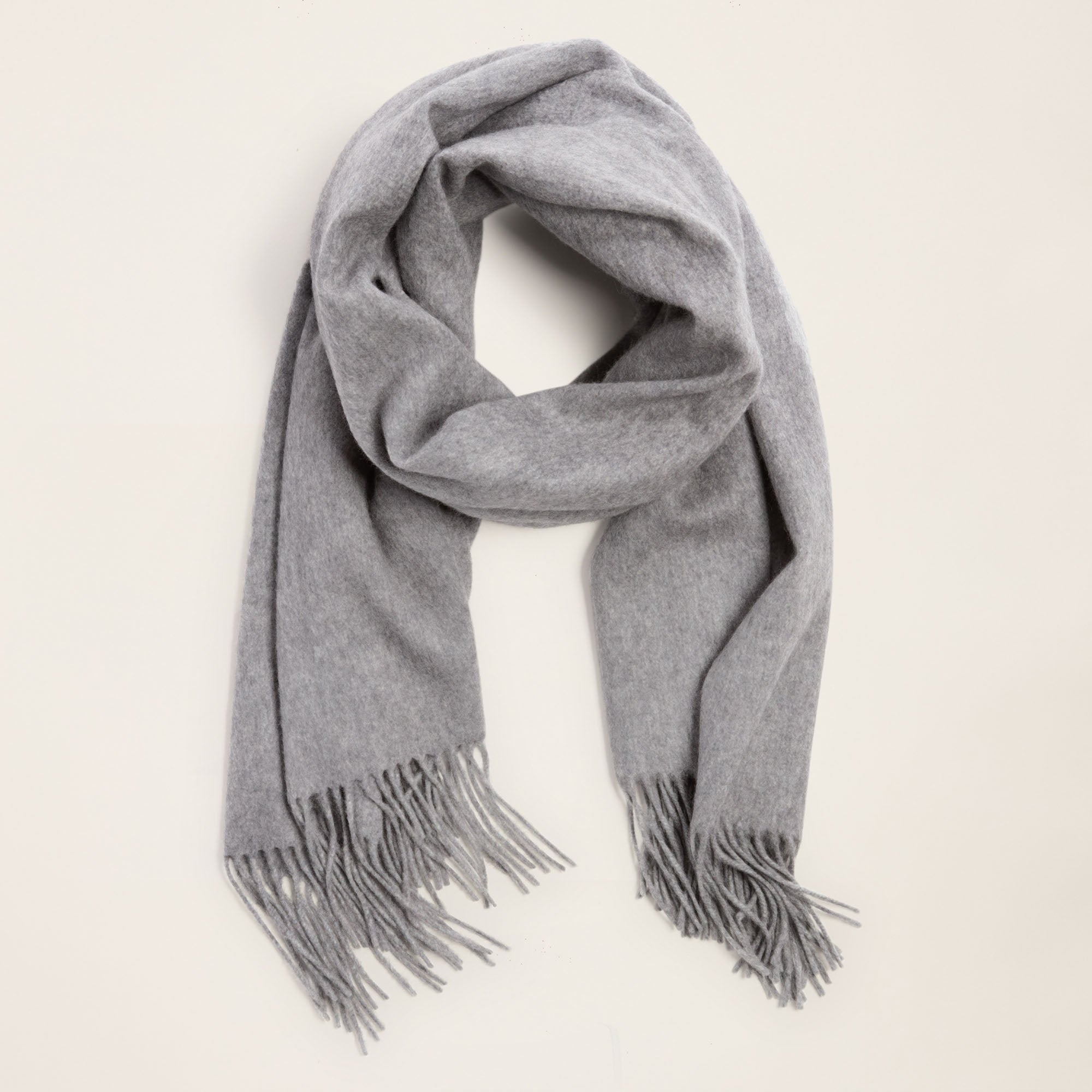 Unisex | Cleo Oversized Cashmere Scarf | Heather Grey