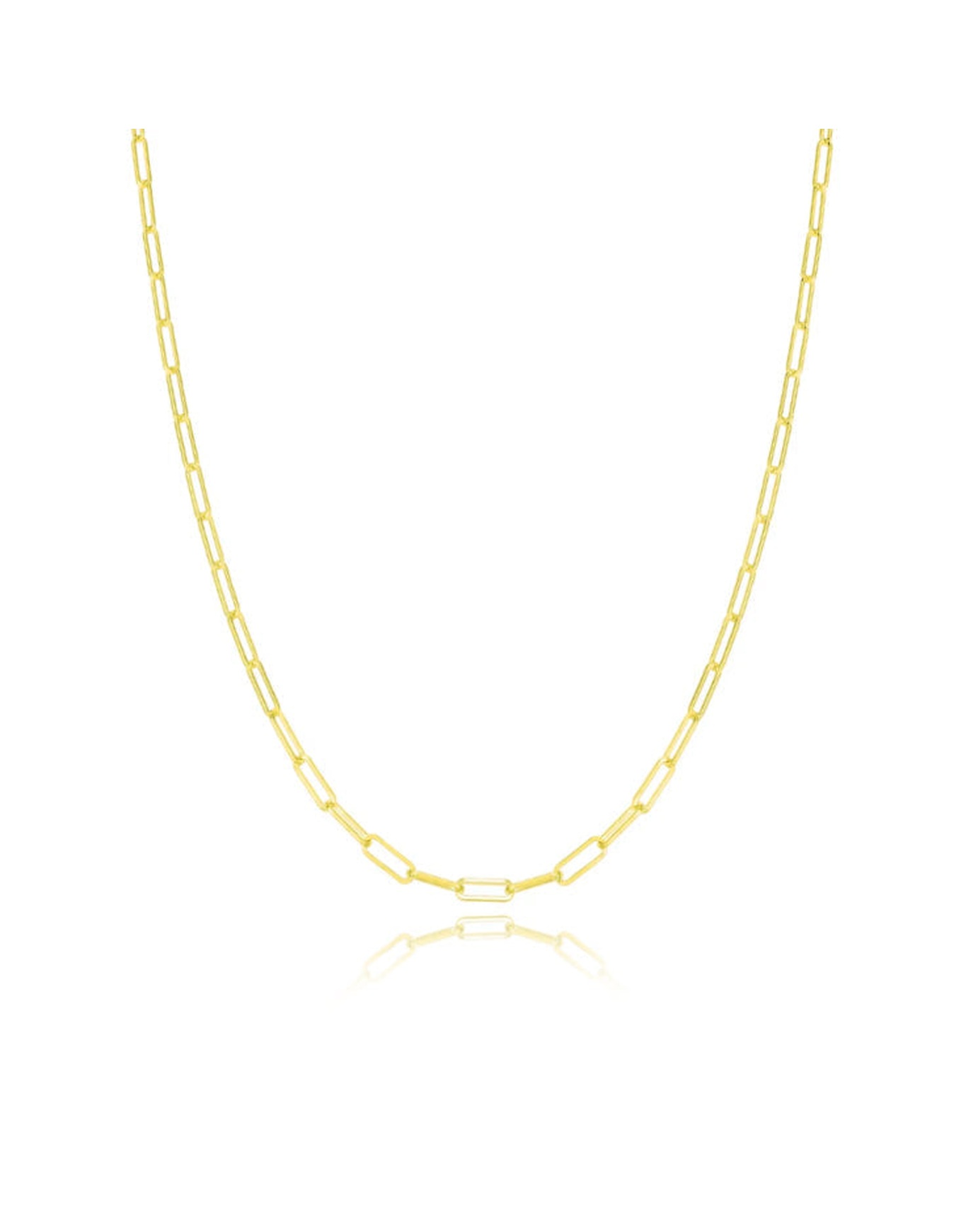 5mm Paperclip Chain | 14kt Yellow Gold