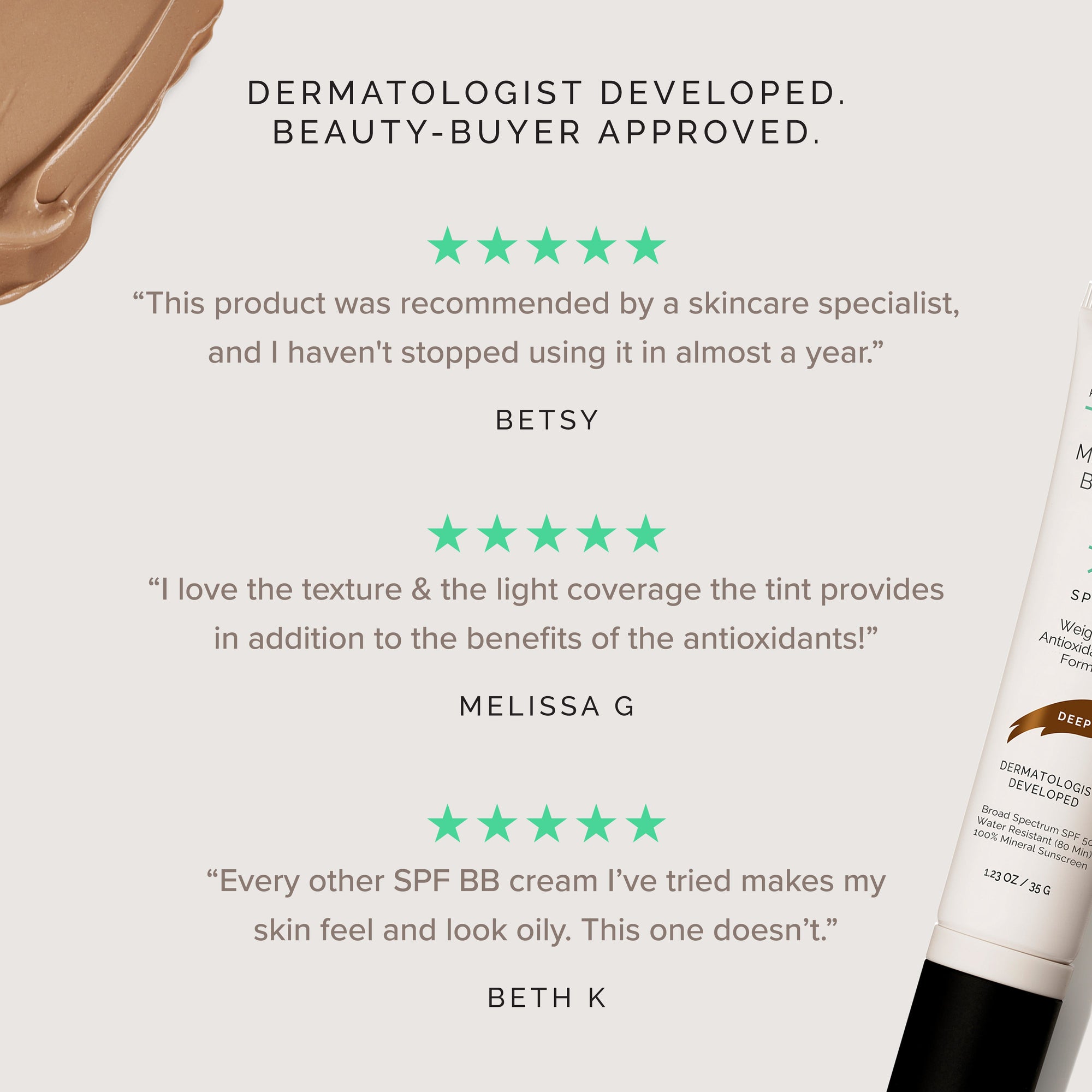 MD Mineral BB Crème SPF 50 testimonials
