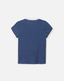 Womens | 60s Slim Ringer 