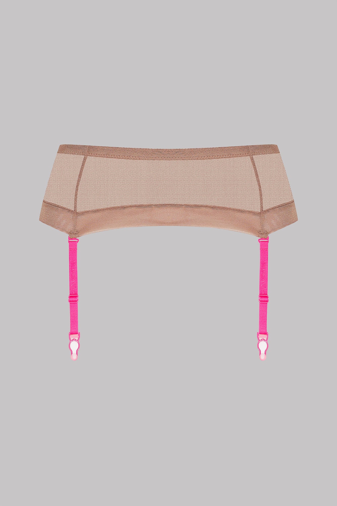 Garter Belt - Corps à Corps - Ginger snap/Neon Pink