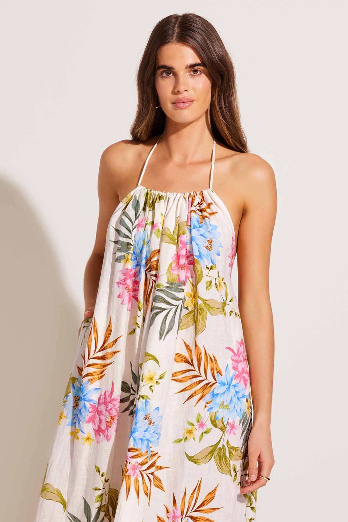 Petra Maxi Dress | Summer Bloom EcoLinen